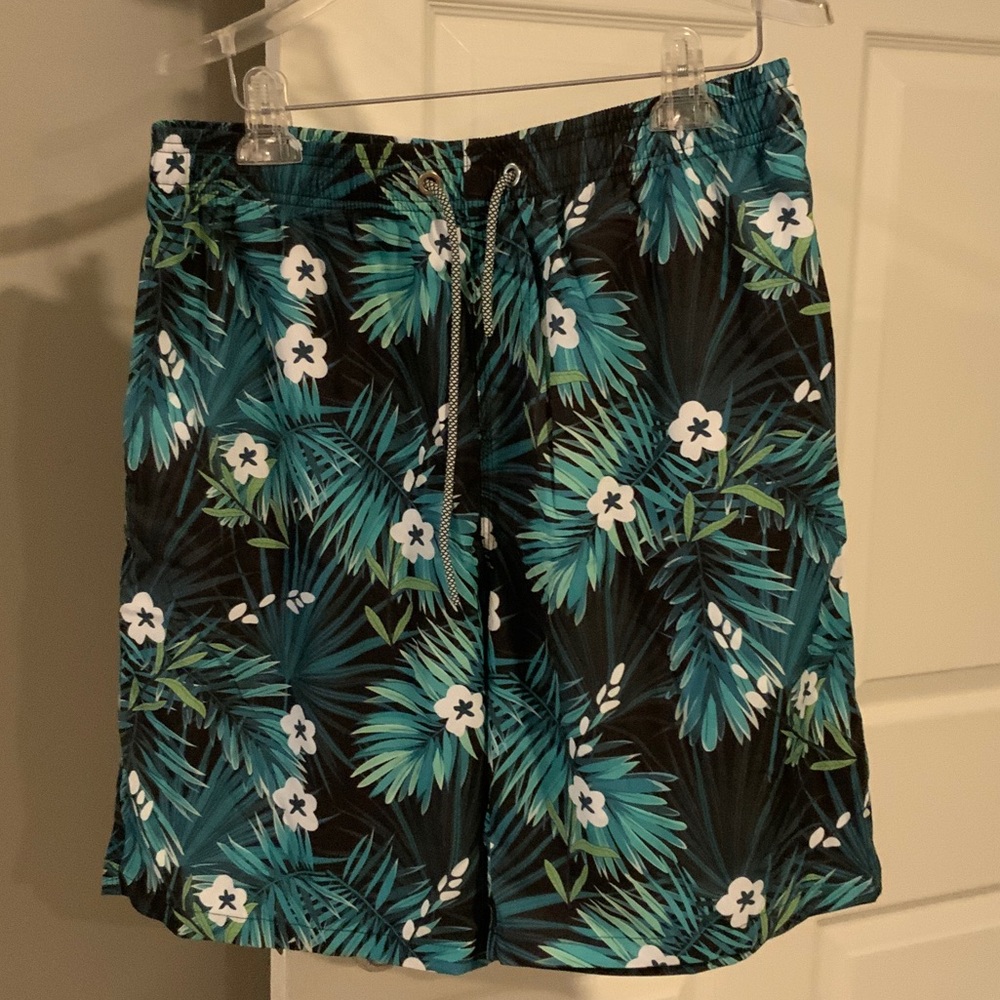 Tropical Print Swim Shorts